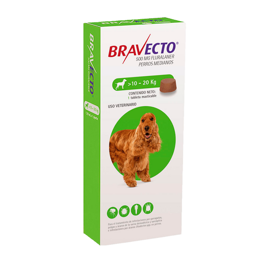 Bravecto 500 mg (10kg - 20kg)