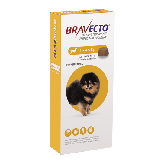 Bravecto 112.5  mg (2kg - 4.5kg)