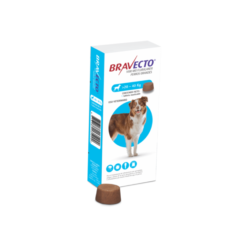 Bravecto 1000 mg (20kg - 40kg)