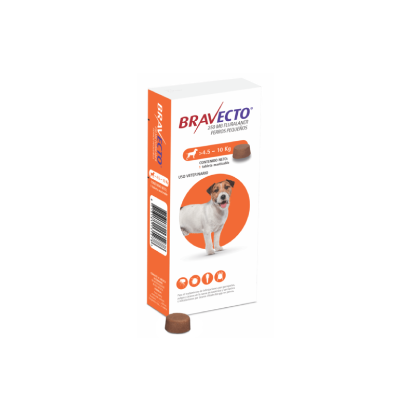 Bravecto 250 mg (4.5kg - 10kg)