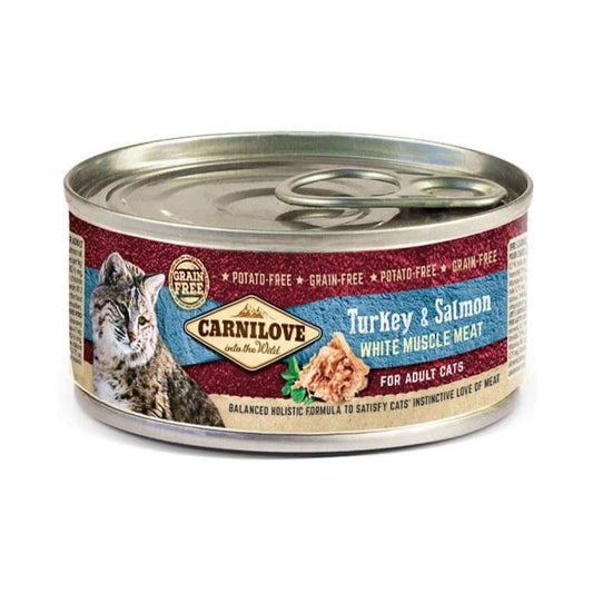 CARNILOVE TURKEY & SALMON FOR ADULT CATS 100 gr
